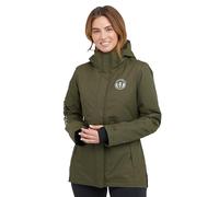 Royal Scot Women's Olivia Waterproof Riding Jacket, Polyamide, Long Sleeve, Equestrian Style with Two-way Zip, 3 Pockets, Rose Gold Hardware (UK, Numeric, 8, Regular, Regular, Green)