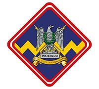 Royal Scots Dragoon Guards Military Metal Car Window Sign