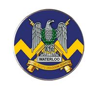 Royal Scots Dragoon Guards Military Round Metal Fridge Magnet And White Gift Box