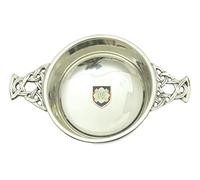 Royal Scots Guards Pewter Knot Band Quaich Bowl Scottish Quaich ME5