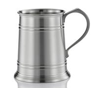 Royal Selangor 012188 Straight Sided 1 Pint Pewter Tankard with Brushed Finish