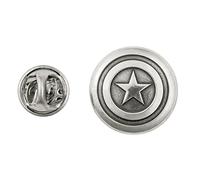 Royal Selangor Hand Finished Marvel Collection Pewter Captain America Lapel Pin