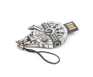 Royal Selangor Hand Finished Star Wars Collection Pewter Mellenium Falcon Flash Drive (16GB)