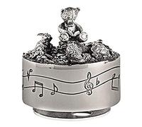 Royal Selangor Hand Finished Teddy Bear's Picnic Collection Pewter Friends Musical Carousel