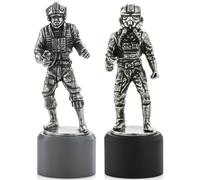 Royal Selangor Star Wars Chesspiece Rebel Pilot and Imperial Pilot (Rook)