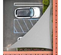 Royal Shade 24' x 24' x 33.9' Grey Right Triangle Sun Shade Sail Canopy Awning Outdoor Patio Fabric Shelter Cloth Screen Awning - 95% UV Protection, 200GSM,5 Years Warranty, We Make Custom Size