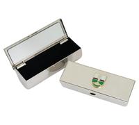 Royal Signals Metal Lipstick Case with Mirror Silver Personalised Engraving Gift ME30