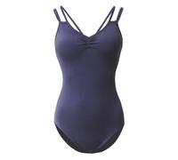 ROYAL SMEELA Camisole Ballet Dance Leotard For Women Spaghetti Strap Stretchy Leotards Adult Black