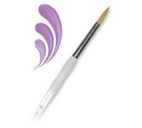 Royal & Langnickel Paint Brush Soft Grip Round Taklon 250-6 - Color: Gold