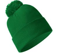 Royal Stallion Beanie Bobble Ski Hat in Green, Size: One Size