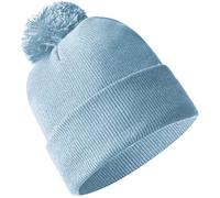 Royal Stallion Beanie Bobble Ski Hat in Light Blue, Size: One Size
