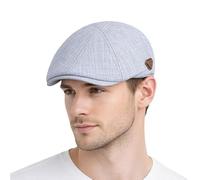 Royal Stallion Men’s Ivy Style Flat Cap Hat,Breathable Lightweight Cotton,One Size Fits All (57cm-61cm) Smart Casual & Formal Wear