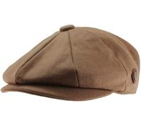Royal Stallion Wool Baker Boy Cap in Tan, Size: Small (55cm)