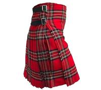 Royal Stewart 8 Yard Kilts Scottish Men Kilts 16oz, Casual Tartan Kilt (Size: 50)
