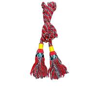Royal Stewart Bagpipe Drone Cords, Hand-Braided Silk Tassels, Red and Navy Traditional Highland Pattern