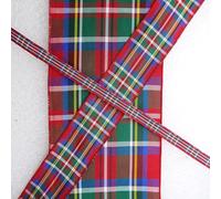 Royal Stewart Tartan Ribbon Scotland Christmas 07 850D, 7mm, 4 Metres