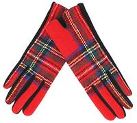 Royal Stewart traditional Tartan gloves Touch Screen