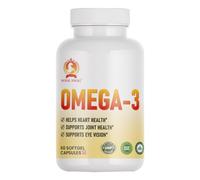 Royal Swag 1250mg of Omega 3 Fish Oil Capsules - High Potency, Molecularly Distilled, Burpless Softgels with EPA and DHA for Immune Support, Joint, Vision, and Heart Health - 60 Count.