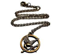 Royal Swan Antique Bronze Tone Bird with Arrow Pendant Necklace on a 50cm Chain in a Velvet Gift Bag. Movie Fan, Mocking Bird Jewelry.