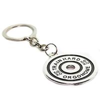 Royal Swan Personal Trainer 'Train Hard OR GO Home' Keyring Get Fit Gym Buddy Workout Weight Lifting