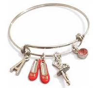 Royal Swan Personalised, Antique Silver & Stainless Steel, Ballet Dancer, Expandable Bracelet with Initials, Birthstone, Ballet Slippers & Ballerina in a Velvet Gift Bag. Adjustable Dance Bangle.