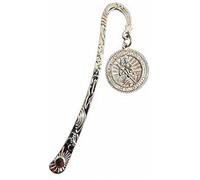 Royal Swan Silver Plated, 'ST Christopher BE My Guide' Bookmark (125x45mm) in a Velvet Gift Bag. Travelling, Booklover Bookmarker.