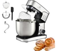 Royal Swiss 3-in-1 2000 W Multifunction Food Processor - 12L Stainless Steel Bowl + 1.5L Glass Blender + Meat Grinder - Powerful Kitchen Processor with 6 Speeds and Planetary Movement (1, XXXXL)