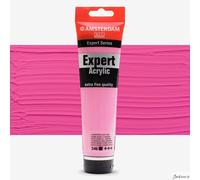 Royal Talens Amsterdam Expert Acrylic Paint 150ml Quinacridone Rose Light Opaque