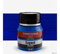 Royal Talens Amsterdam Expert Acrylic Paint 400ml Cobalt Blue PB28 For Artists
