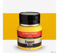 Royal Talens Amsterdam – Acrylic Jar – Expert – 400 ml – Permanent Yellow Medium 284 – Semi-Opaque