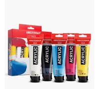 Royal Talens : Amsterdam Standard : Acrylic Paint : 120ml : Primary Set of 5