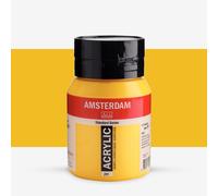Royal Talens : Amsterdam Standard : Acrylic Paint : 500ml : Azo Yellow Medium