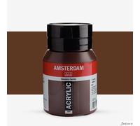Royal Talens Amsterdam Standard Acrylic Paint 500ml Burnt Umber For Artists