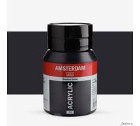 Royal Talens Amsterdam Standard Acrylic Paint 500ml Lamp Black For Artists