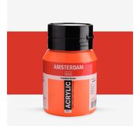 Royal Talens : Amsterdam Standard : Acrylic Paint : 500ml : Vermillion