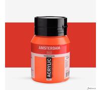 Talens : Amsterdam Acrylic 500ml bottle VERMILLION