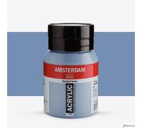 Royal Talens Amsterdam Standard Acrylic Paint Bottle 500ml Greyish Blue Art Use