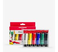 Amsterdam Standard Series Acrylic Paint Set for Beginners | Color Mixing Set (6 x 20 ml Tubes) | Basic Color Selection