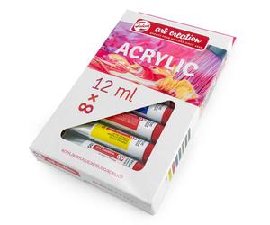 Royal Talens Art Creation Acrylic Paints Beginners Set 8 x 12ml Tubes