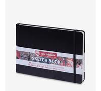 Royal Talens - Art Creation Hardback Sketchbook - 80 Sheets - 21x14.8cm - Black