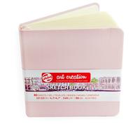 Royal Talens Art Creation Hardback Sketchbook 80 Sheets 12x12cm Light Pink