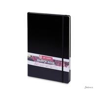 Talens Art Creation - Black Sketchbook 21x29.7cm 140g - 80 Sheets Acid-Free - Ideal for Pencil Pastel Acrylic Ink