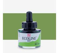 Royal Talens : Ecoline : Liquid Watercolour Ink : 30ml : Bronze Green