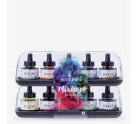 Royal Talens : Ecoline : Liquid Watercolour Ink : 30ml : Mixing Set of 10