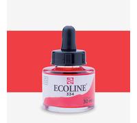 Royal Talens : Ecoline : Liquid Watercolour Ink : 30ml : Scarlet
