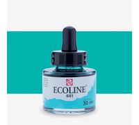 Royal Talens : Ecoline : Liquid Watercolour Ink : 30ml : Turquoise Green