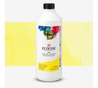 Royal Talens : Ecoline : Liquid Watercolour Ink : 490ml : Lemon Yellow (Primary)