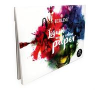 Ecoline Liquid Watercolour Paper Pad, 140lb. Cold Press, 12-Sheets, 9.4" x 12.6"