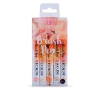 Royal Talens : Ecoline : Watercolour Brush Pen : Beige Pink Set of 5