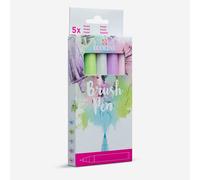 Royal Talens : Ecoline : Watercolour Brush Pen : Pastel Set of 5